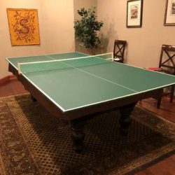 Brunswick pool table with ping pong top